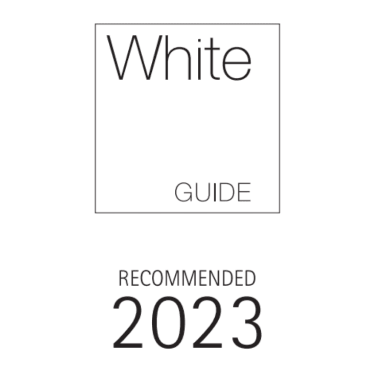 White Guide recommended 2023 logo