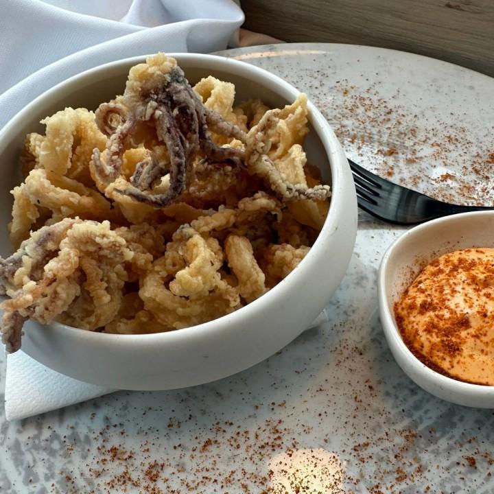 Crispy calamari