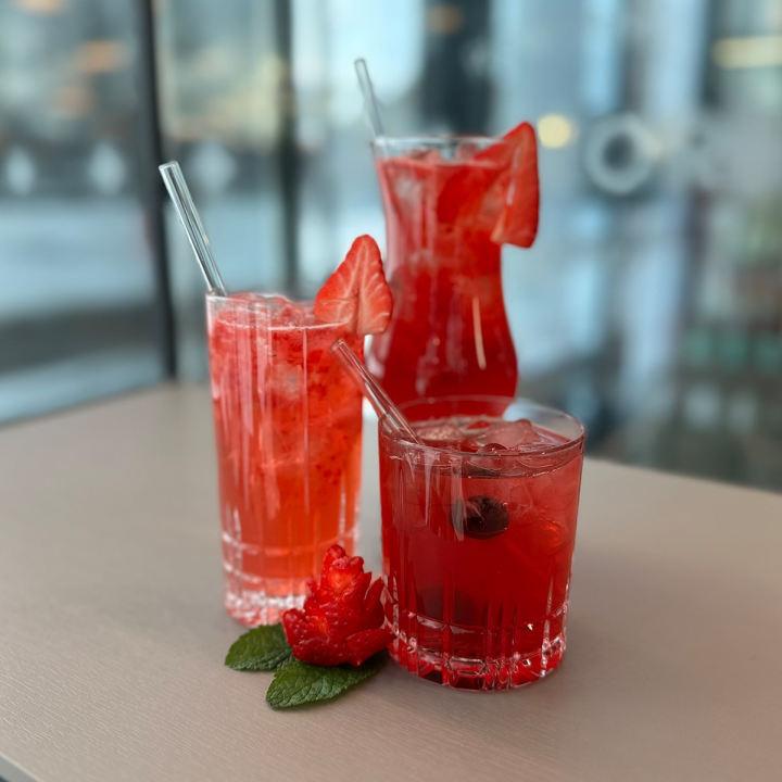 Red cocktails